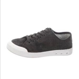 Rag & Bone Grey Suede Low Top Sneaker